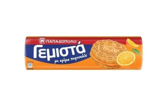 biscuiti umplut (crema portocale) - 200g