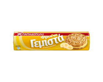 Biscuiti Umplut (crema banana) - 200g